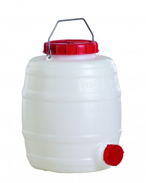 Plastic barrel 15 litres